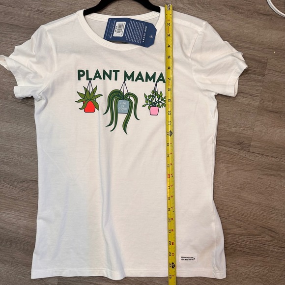 NWT Life is Good Plant Mama Crusher Tee Shirt - Women's Short Sleeve Size Small - Picture 8 of 8